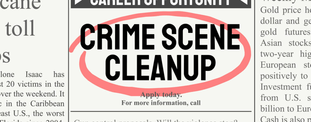 What Happens During A Scene Cleanup?